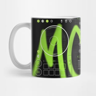 Dj Decks and Manchester tag Mug